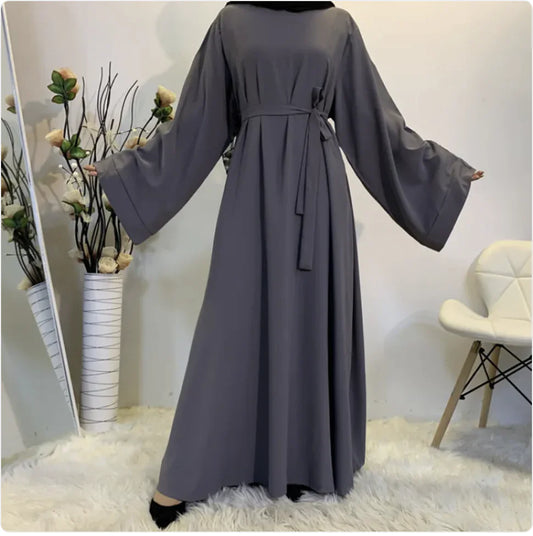 Elegant Long Abaya - Sophisticated Dubai Design