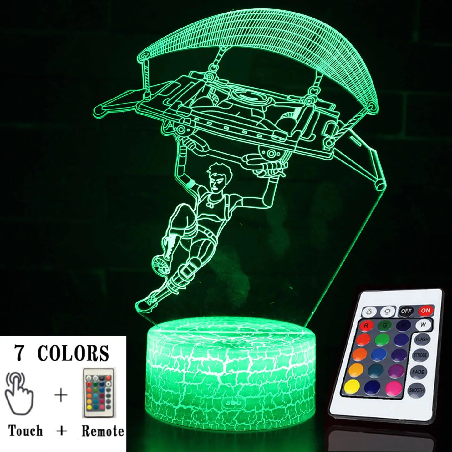 Colorful 3D LED Touch Lamp