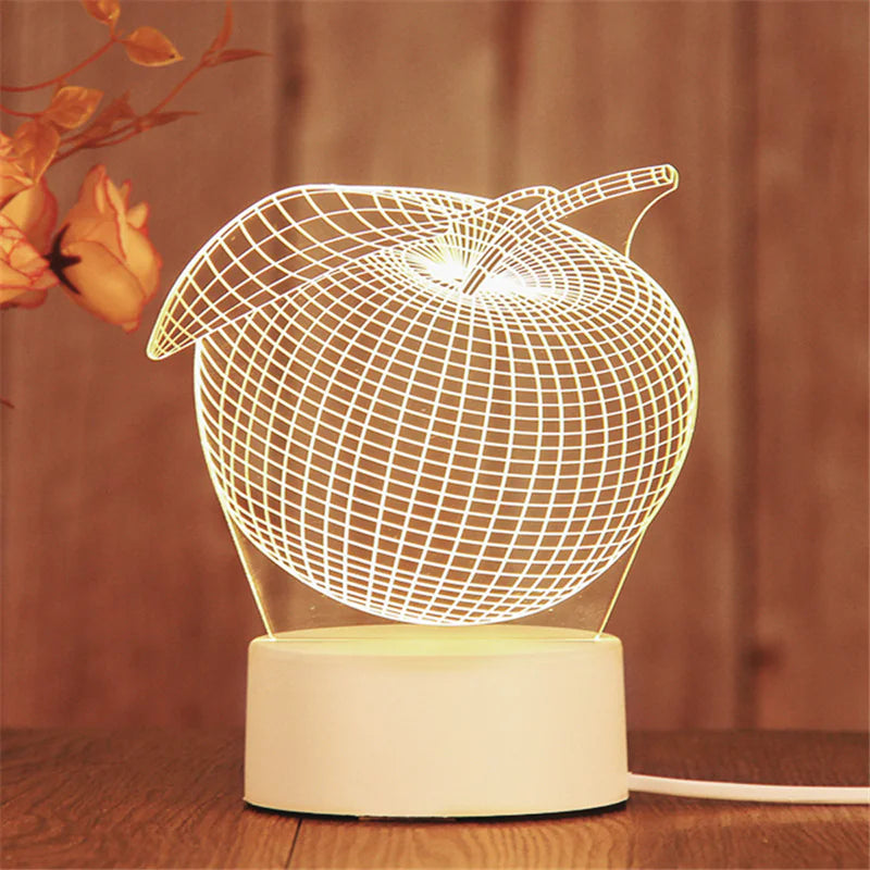 Romantic 3D Acrylic LED Lamp