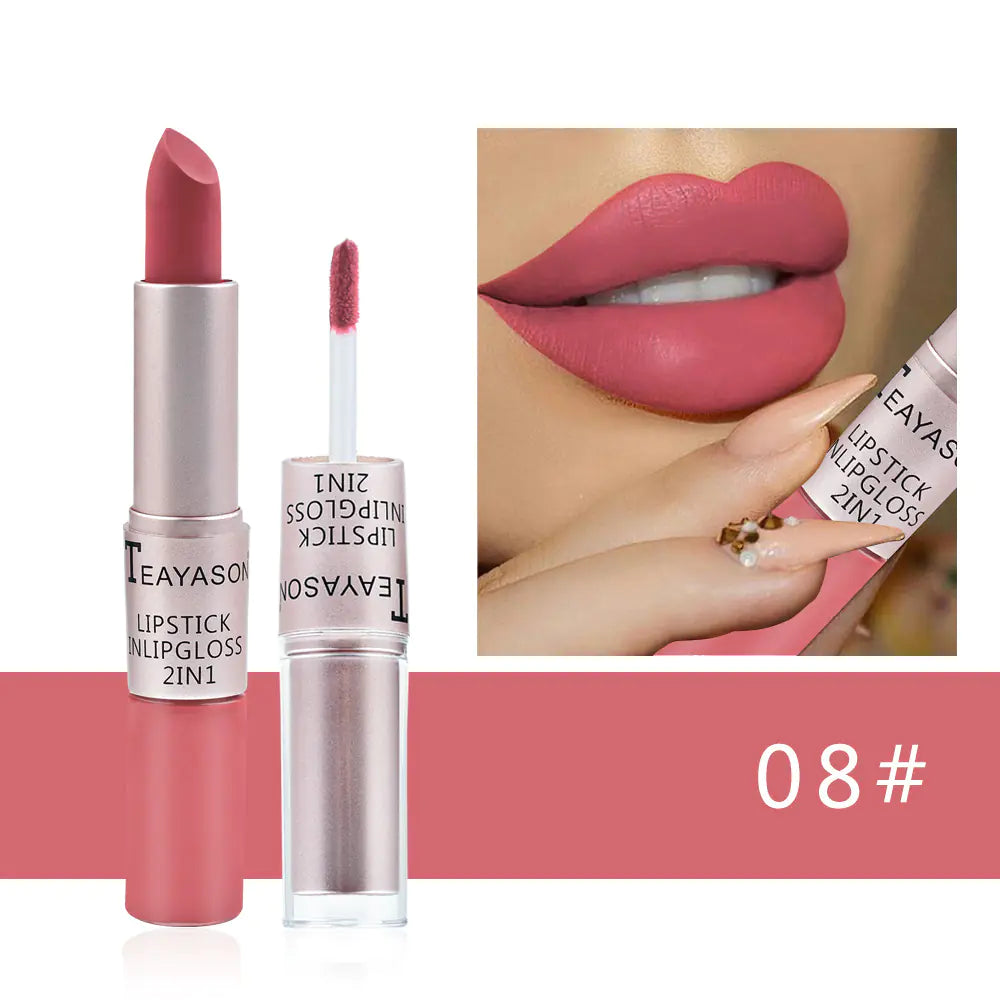 Dual-Tip Matte Lip Shine