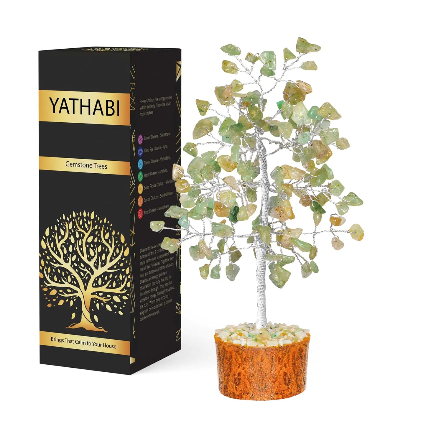 Jade Harmony Crystal Tree - Feng Shui Prosperity