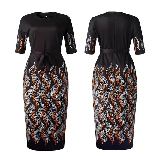 African Essence Plus Size Maxi Dress