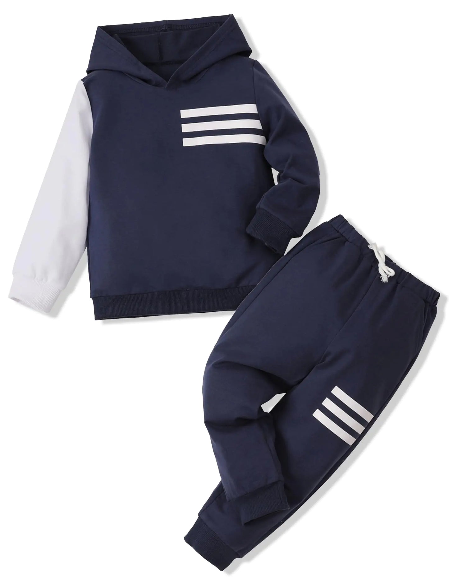 Navy Toddler Boy 2-Piece Sweatsuit Set