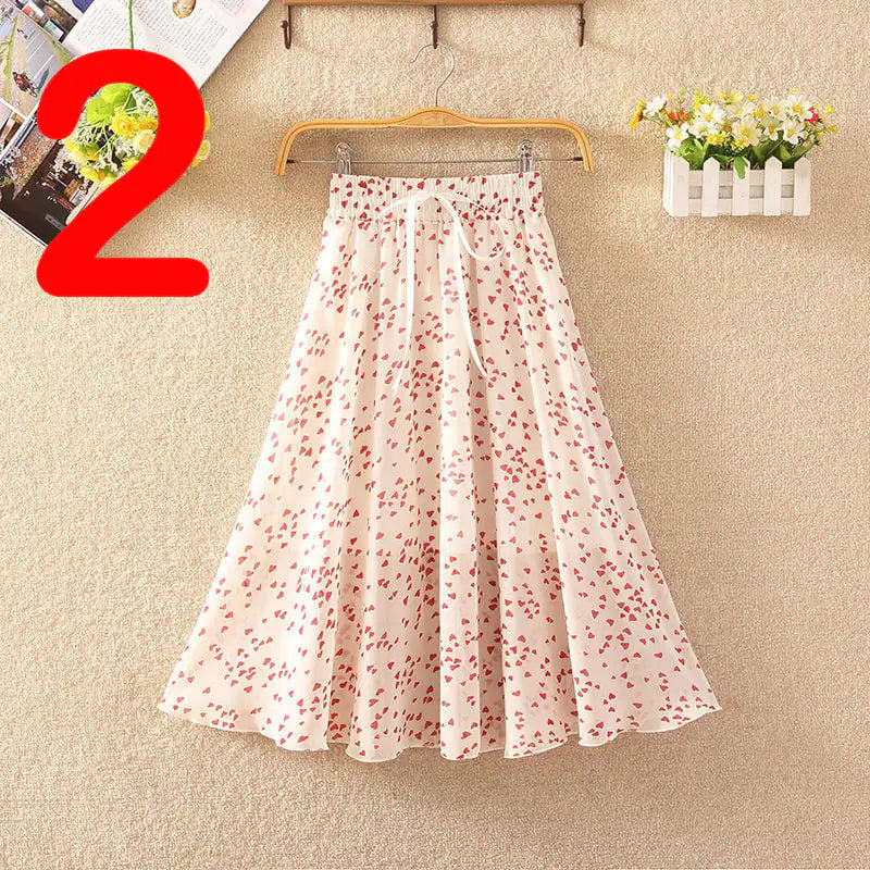 Summer Elegance Chiffon Skirt
