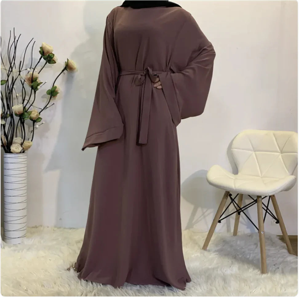 Elegant Long Abaya - Sophisticated Dubai Design