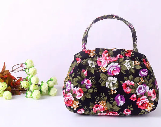 Middle-aged Women's Hand Bag and Accessories Set
