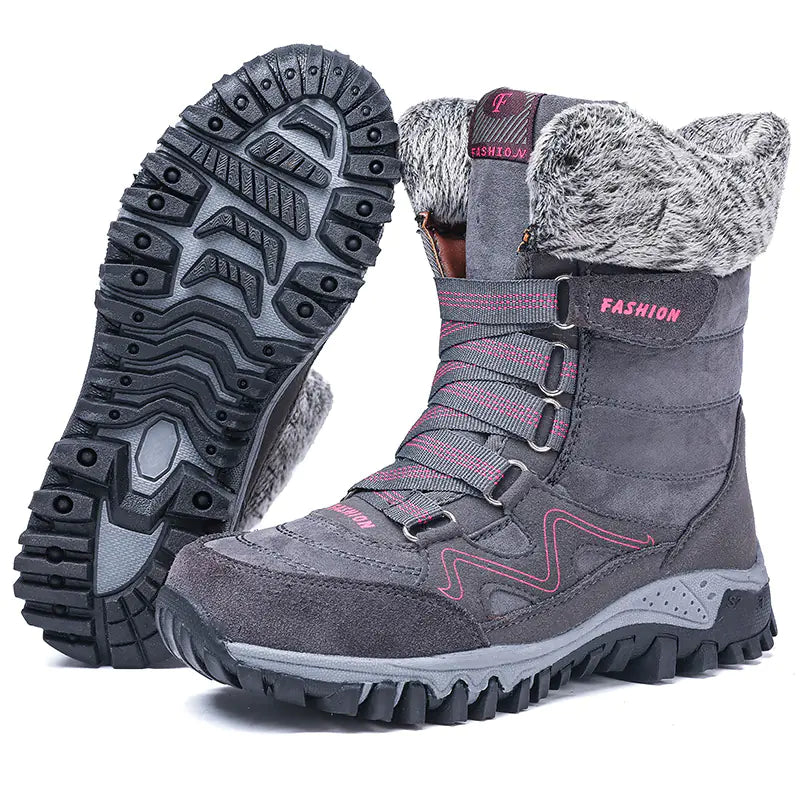 Fleece-Lined Women's Snow Boots