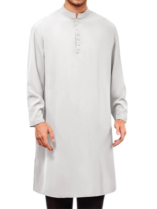 Runcati Mens Arabesque Henley Kaftan