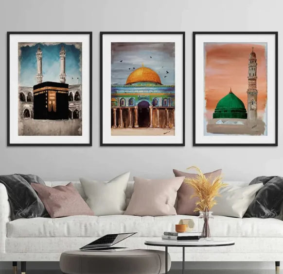 Abstract Mosque Art Mural