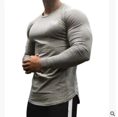 Fast Dry Men's Workout Long Sleeve Tee