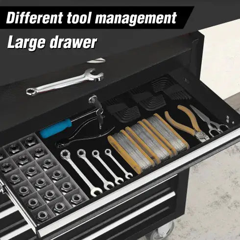 7-Drawer Rolling Tool Cart with Wheels
