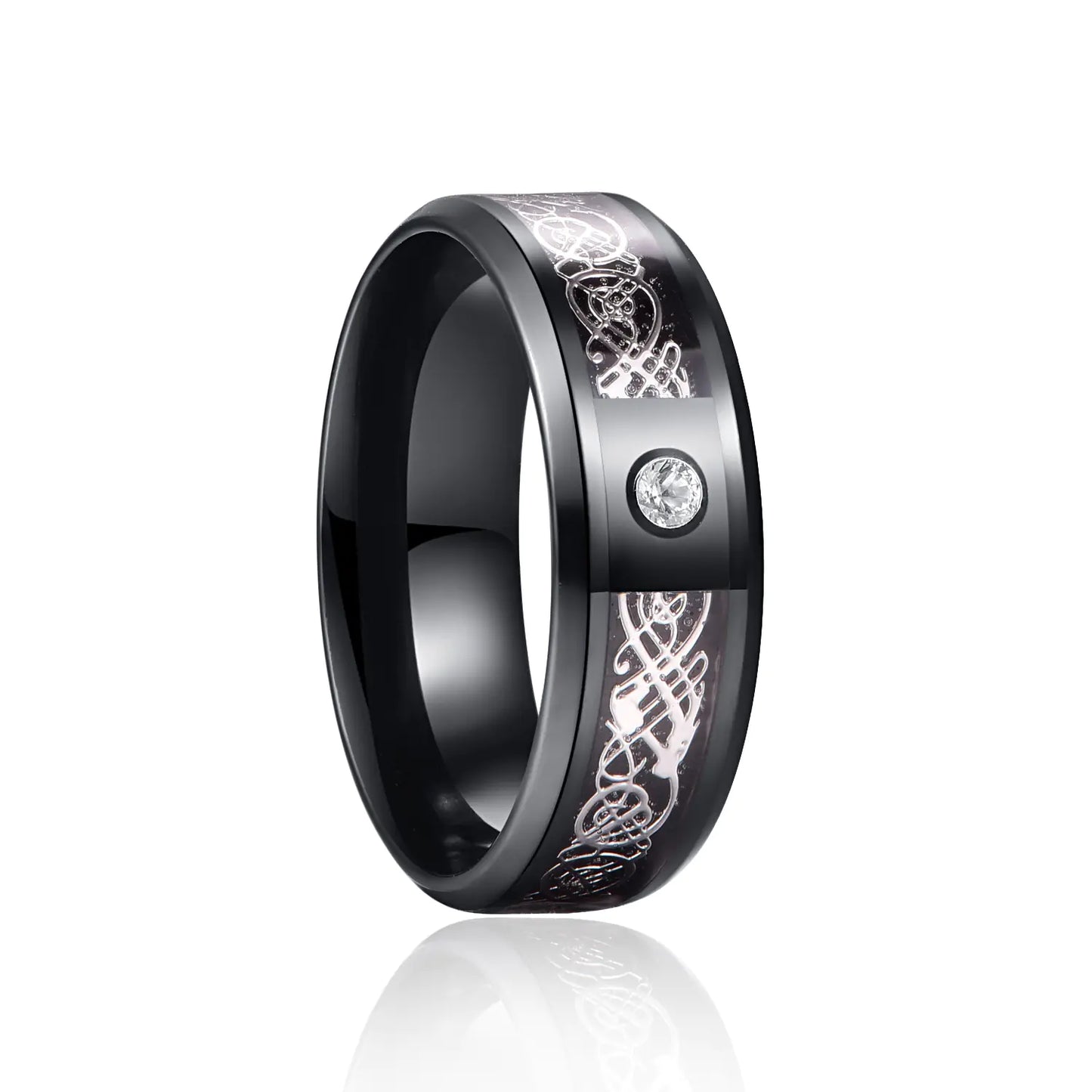 Chic Stainless Steel Womens Ring