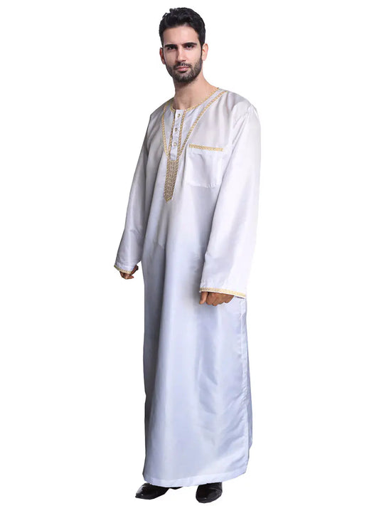 Elegant Arabian Men's Robe - Traditional Style