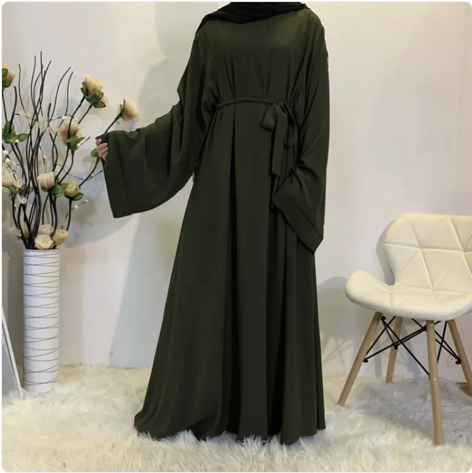 Elegant Long Abaya - Sophisticated Dubai Design