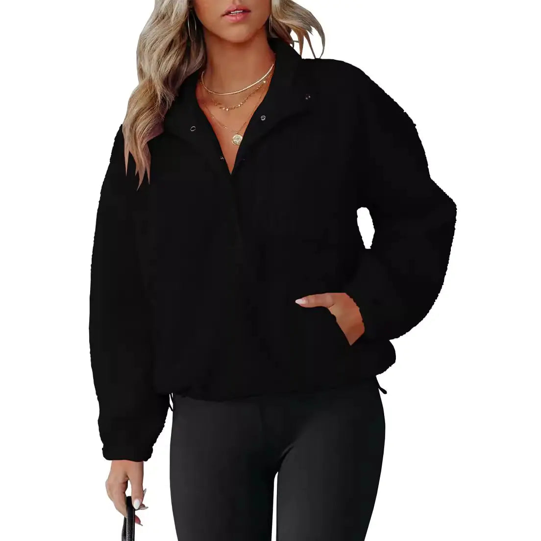 Color Block Half-Zip Women's Sweatshirt