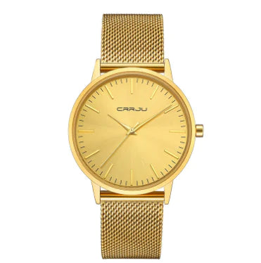 Men's Sleek Leather Strap Watch - Modern Look