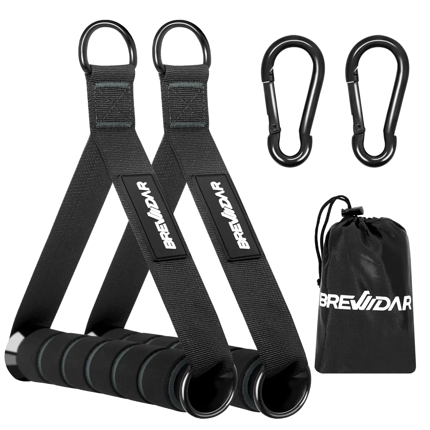 Multi-Gym Cable Handles with Durable Foam Grip