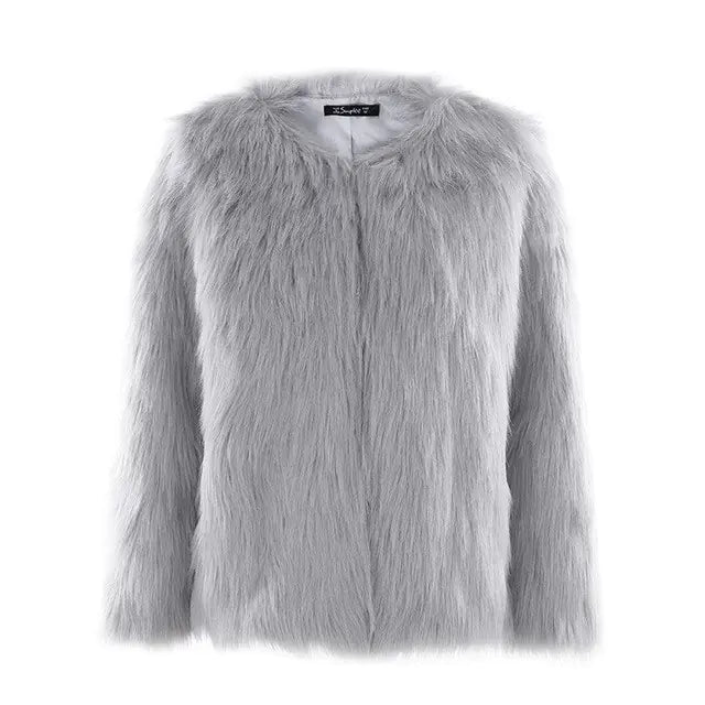 Luxury Faux Fur Coat