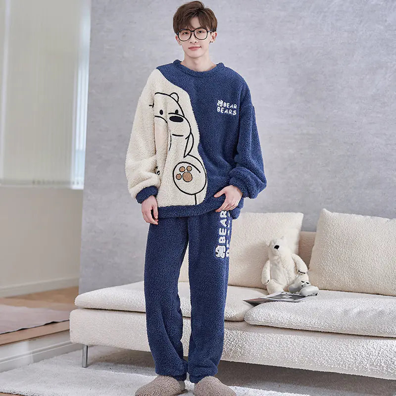 Men's Plush Winter Lounge Set