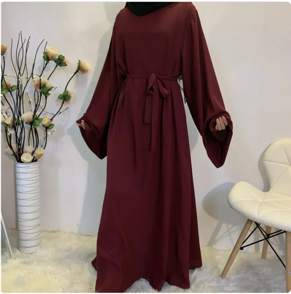 Elegant Long Abaya - Sophisticated Dubai Design