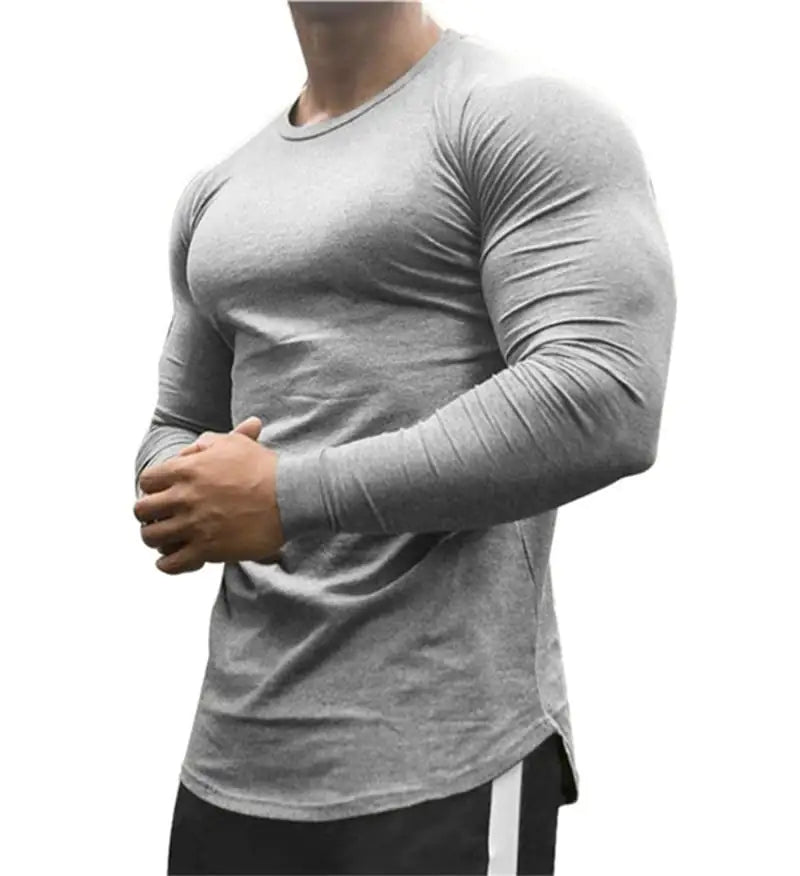 Fast Dry Men's Workout Long Sleeve Tee