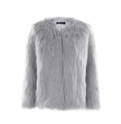 Luxury Faux Fur Coat