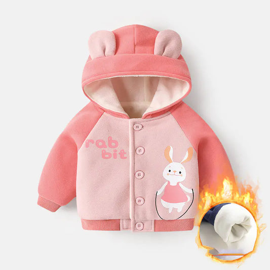 Unisex Baby Fleece Hoodie for Winters