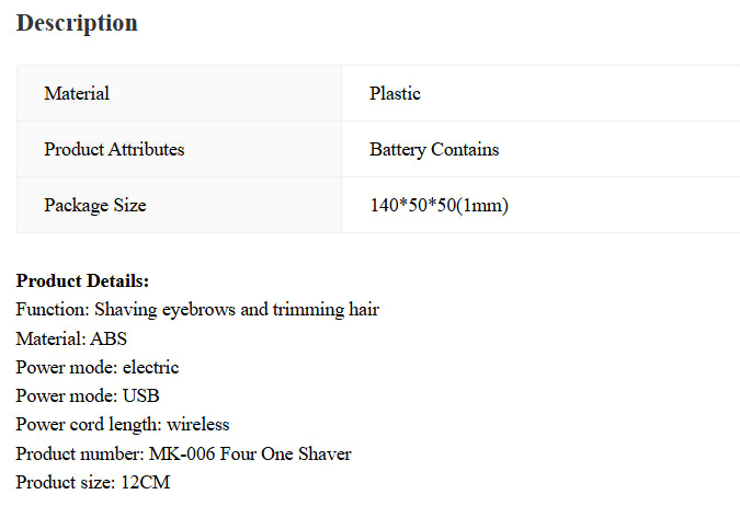 Lipstick-Style Portable Shaver