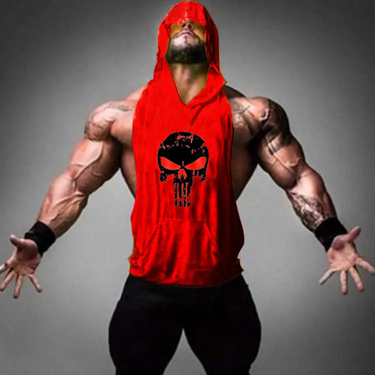 Men's Gorilla Skull Athletic Vest