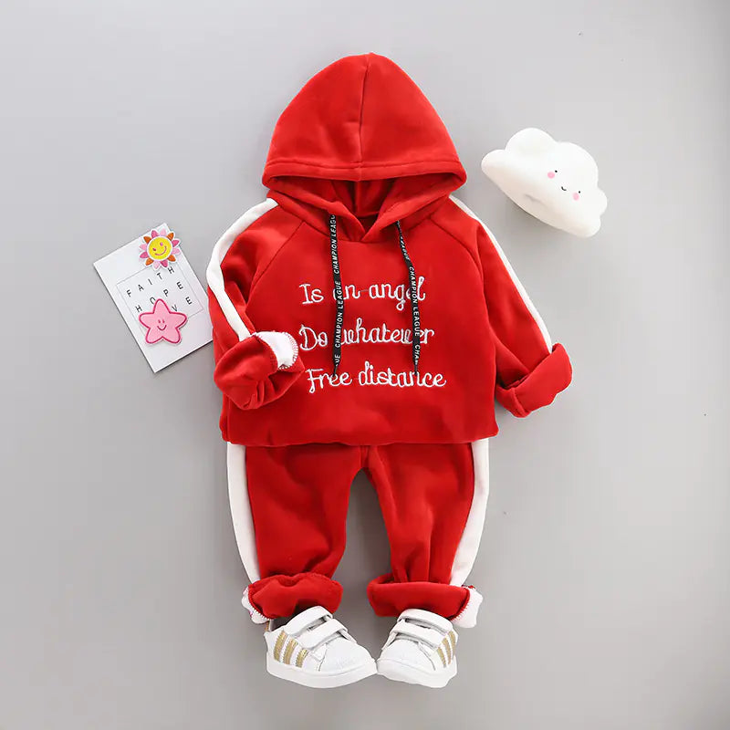 Girls' Velvet Track Set - Winter 2020