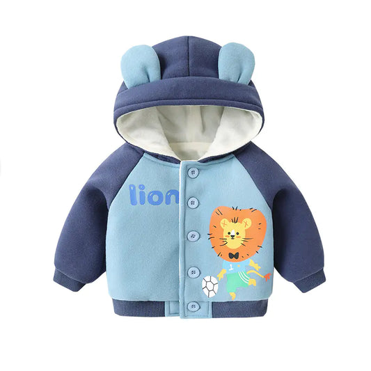 Unisex Baby Fleece Hoodie for Winters