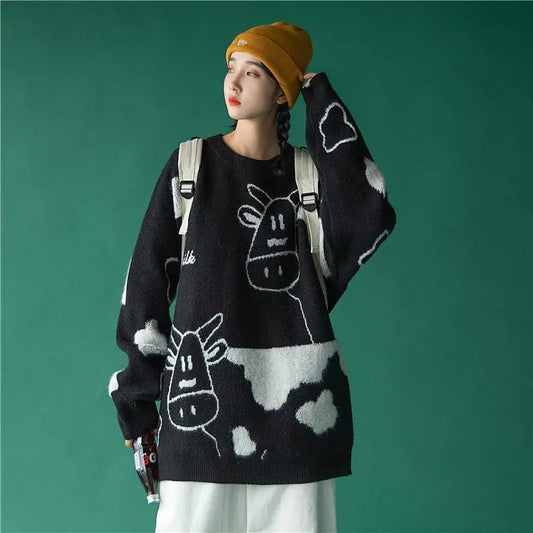 Chic Korean Loose-Fit Sweater