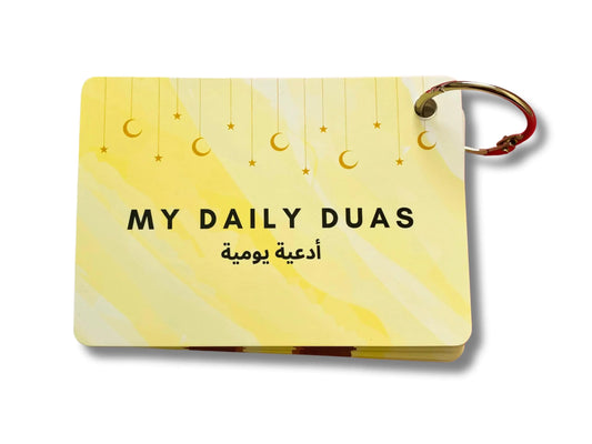 Daily Dua Cards Islamic Flash Cards Muslim Children Gift Dua Cards Quran Dua Book Arabic Dua Cards with Transliteration Ramadan Gift