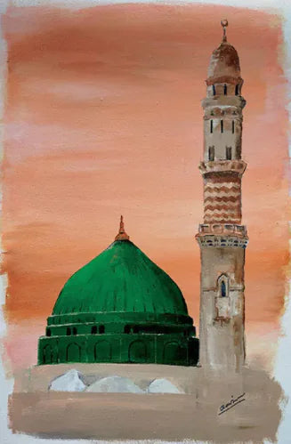 Abstract Mosque Art Mural