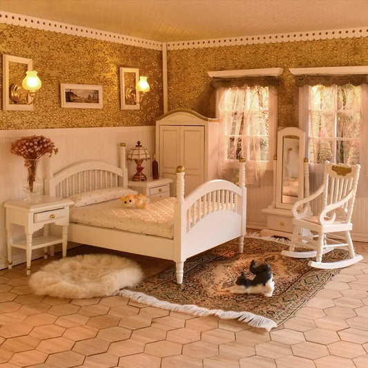 iLAND Colonial Brewster Bedroom Set 1/12 Scale