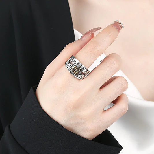 Ancient Pharaoh Distressed Men's Ring