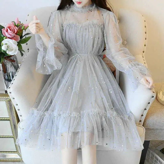 Women's Enchanted Net Yarn Fairy Dress