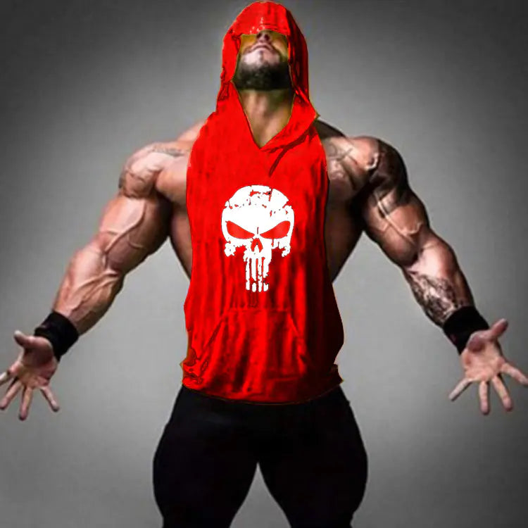 Men's Gorilla Skull Athletic Vest