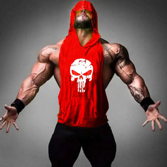 Men's Gorilla Skull Athletic Vest