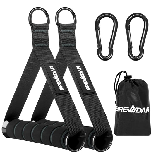 Multi-Gym Cable Handles with Durable Foam Grip