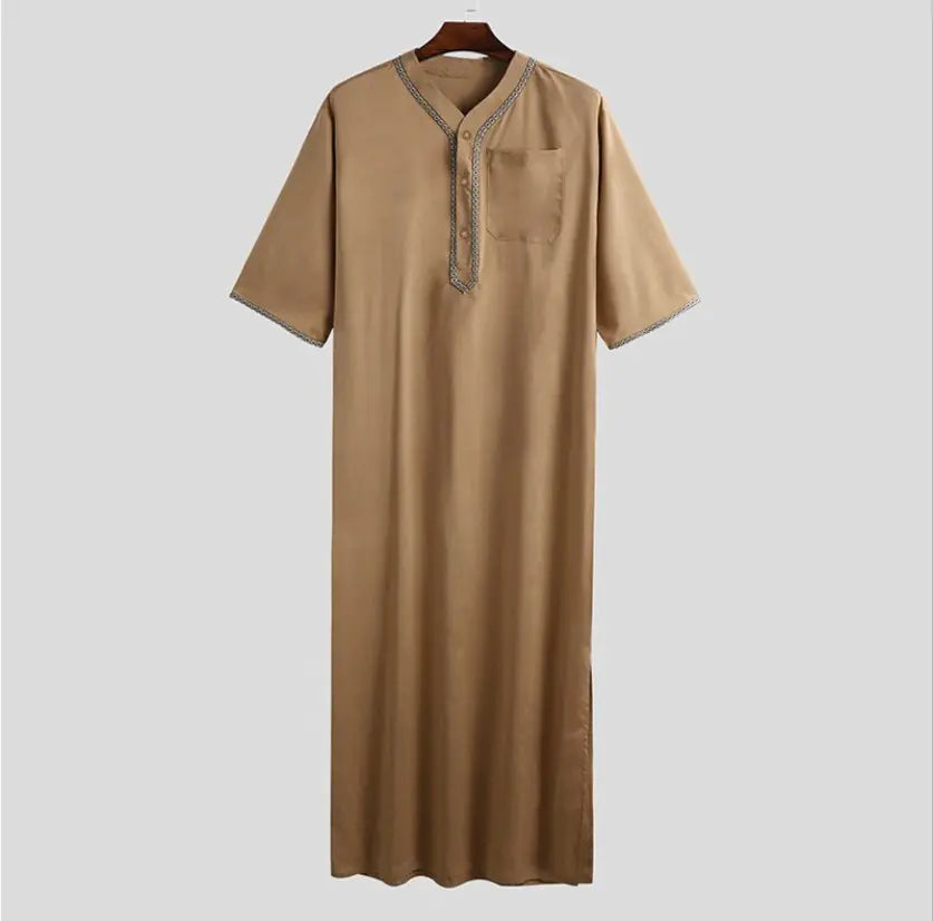 2024 Elegant Men's Arabic Long Shirt