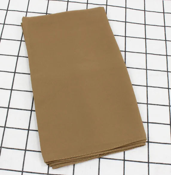 Chic Pearl Chiffon Hijab - Lightweight Solid Shade