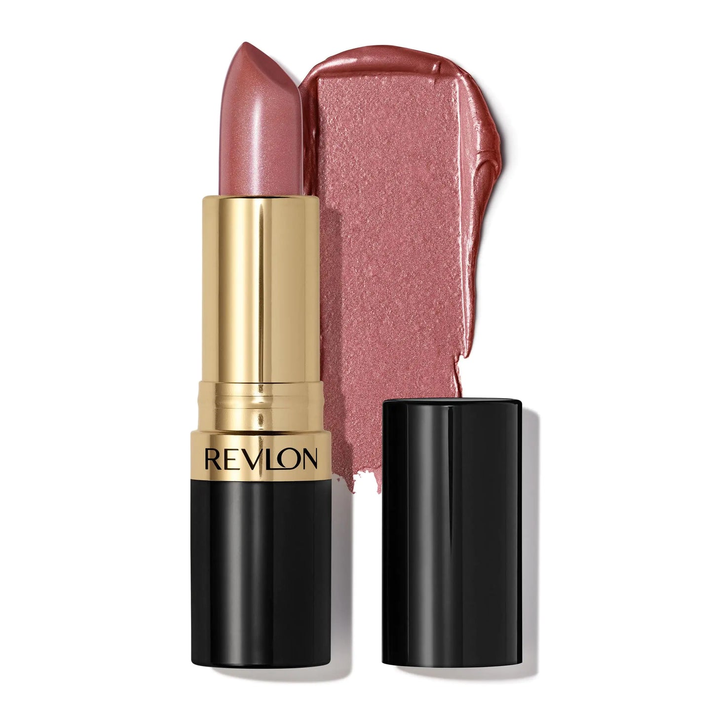 Revlon Lipstick Super Lustrous Lipstick Creamy Formula For Soft Fuller-Looking Lips Moisturized Feel in Nudes & Browns Pink Pearl (030) 0.15 oz