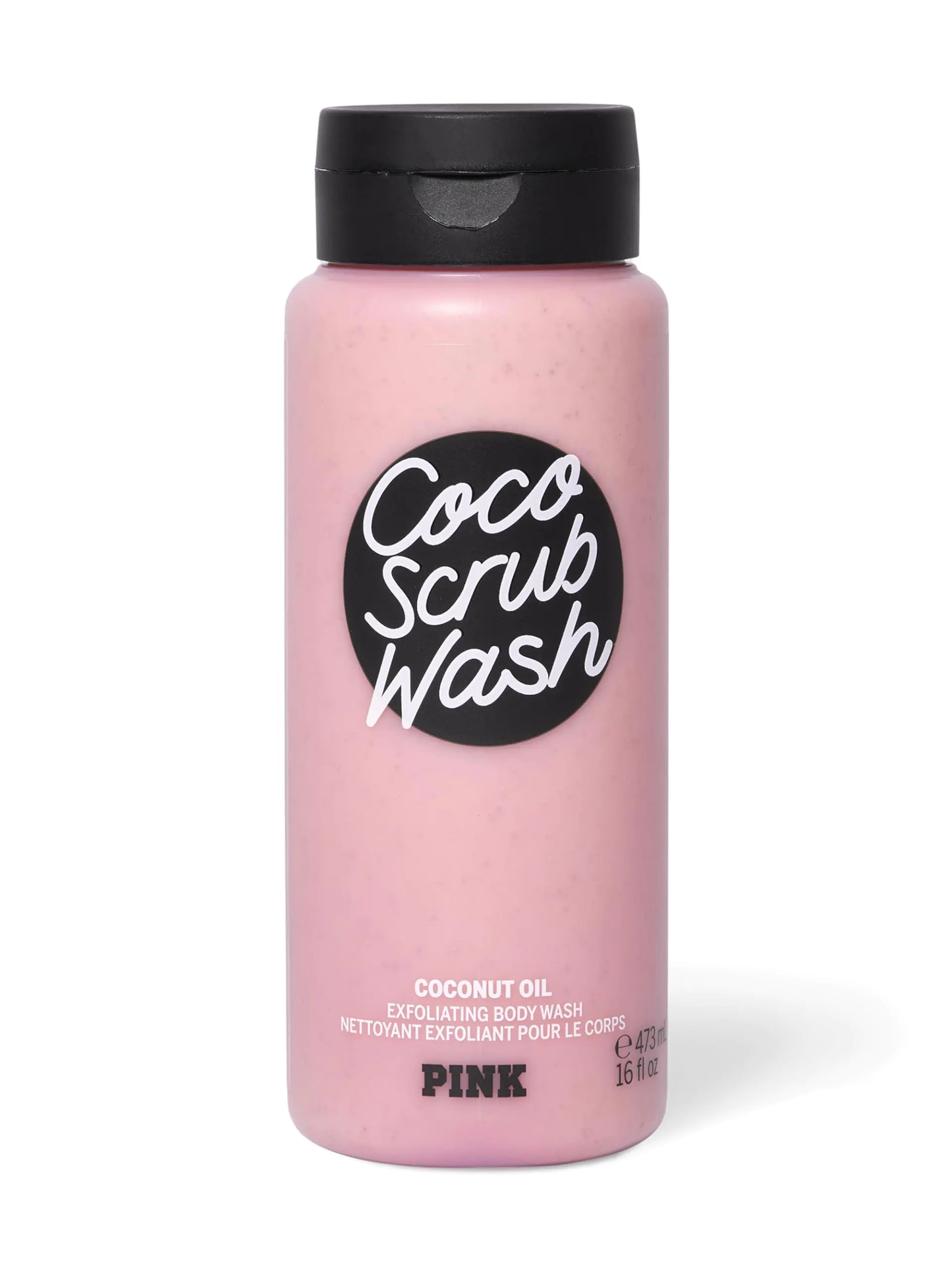Pink Coconut Oil Body Scrub Wash
