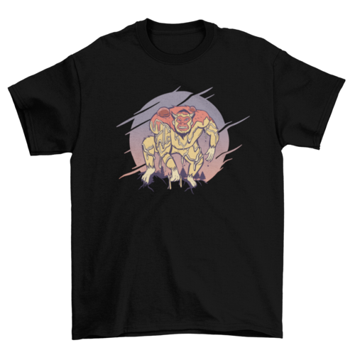 Yeti spaghetti t-shirt