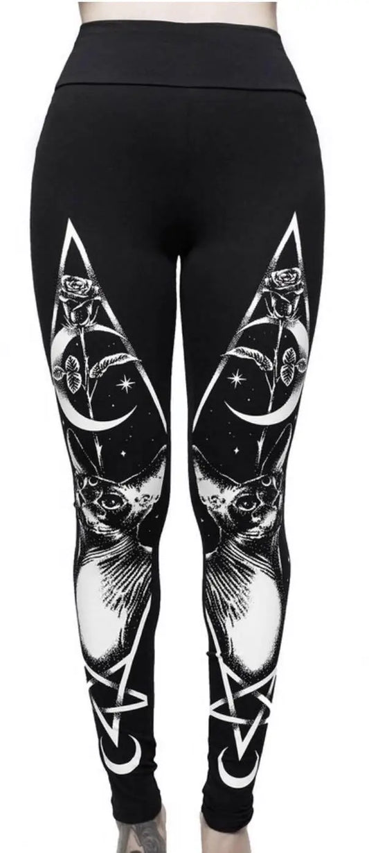 Gothic PUNK Fashion Sports Leggings