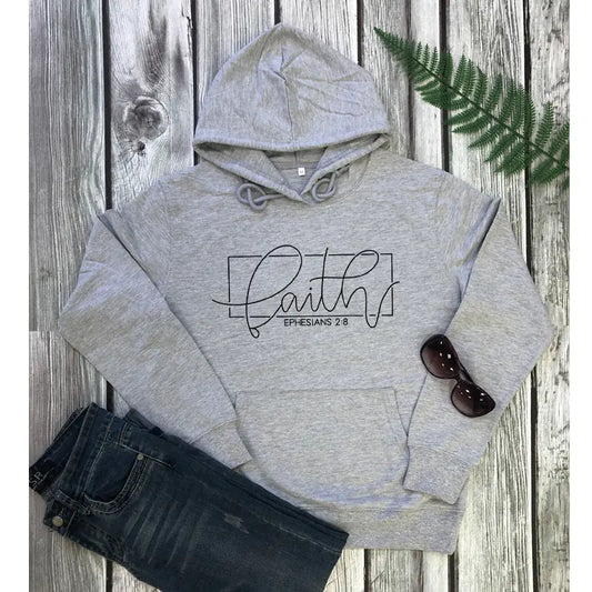 Women's Cozy Alphabet Hoodie with Pockets