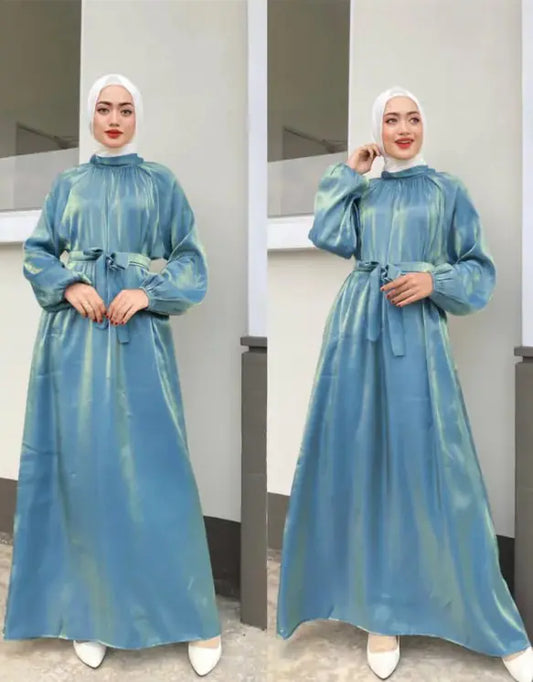 Full-Length Sleeve Hijab Dress