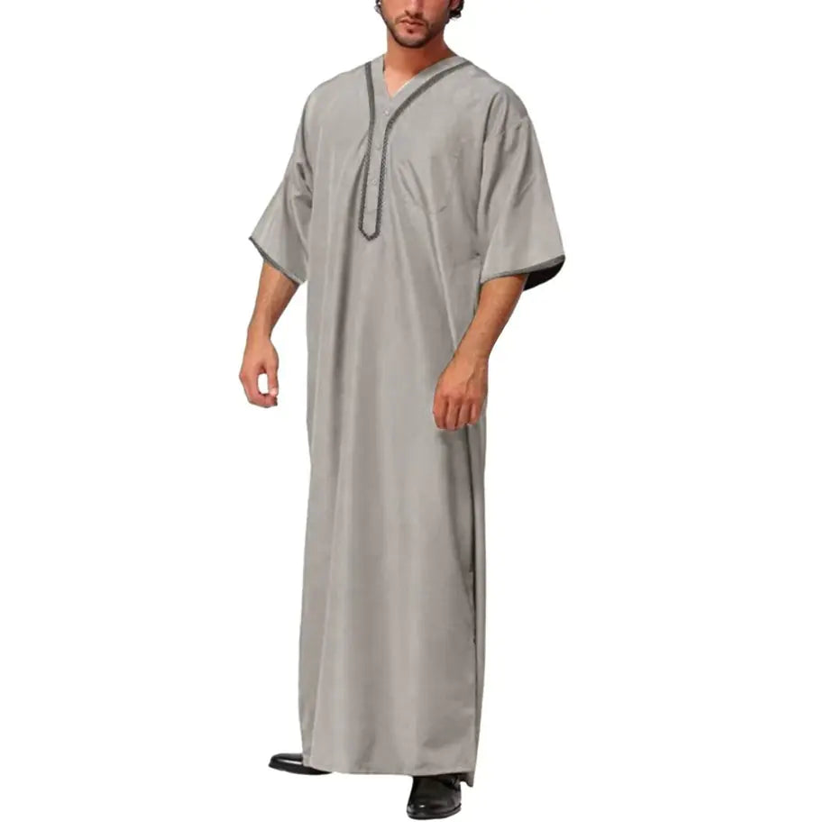 2024 Elegant Men's Arabic Long Shirt