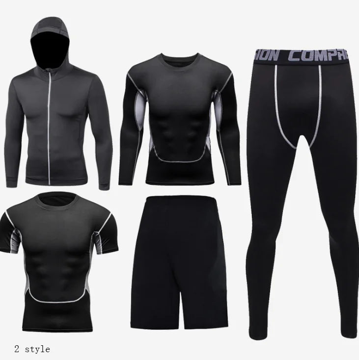 Men's Athletic Gear Set for Gym & Running